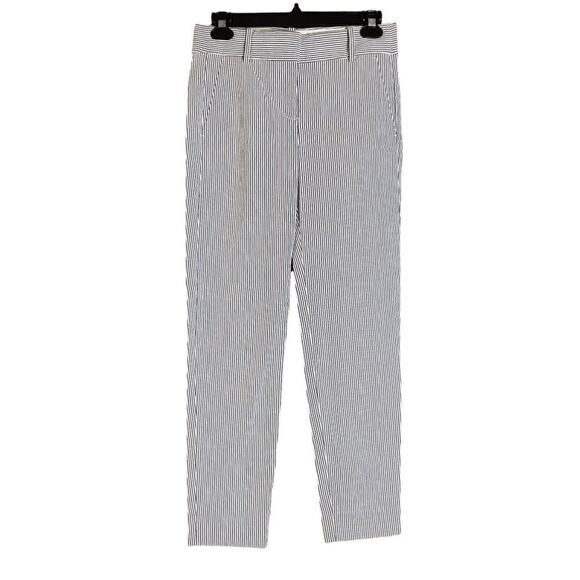 J. Crew 365 Blue and White Striped Pants Size 0 ▪️ - Picture 1 of 9